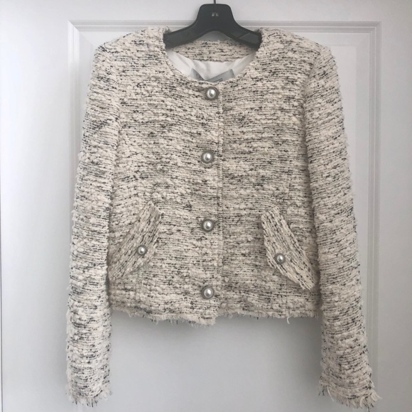 IRO Jackets & Blazers - IRO Mercie Ecru/Grey Jacket